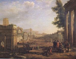Claude Lorrain View of the Campo Vaccino ()mk05 Spain oil painting art